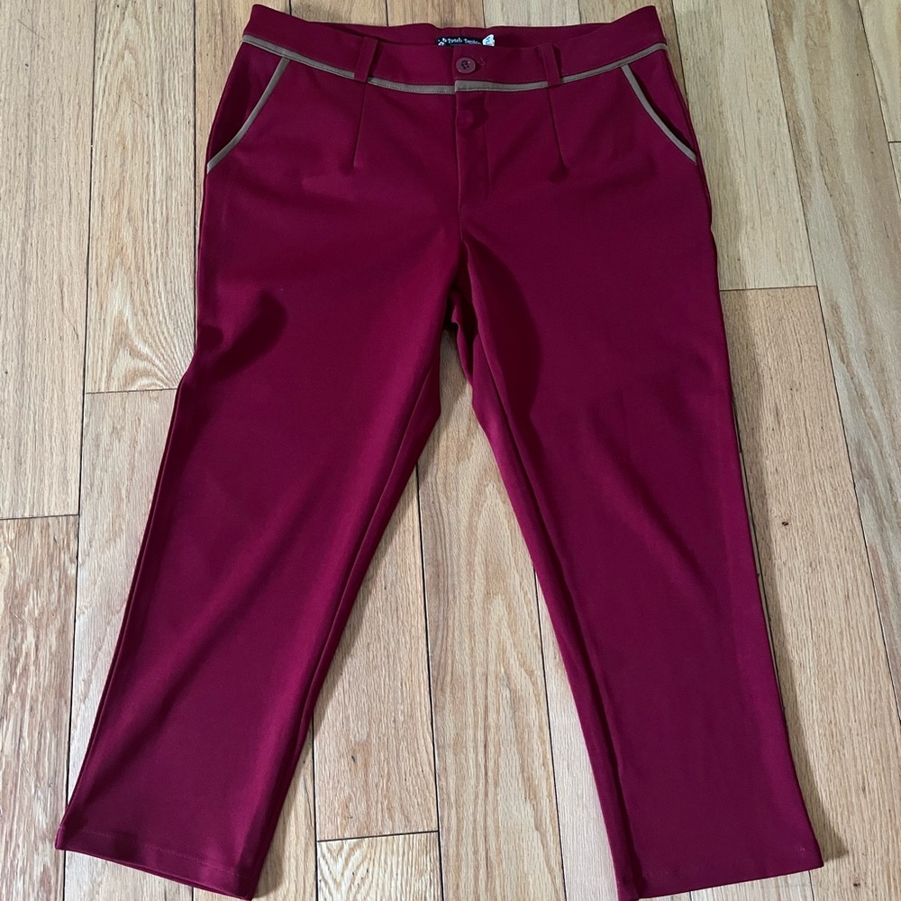 Red working pants